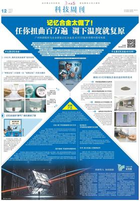 科技周刊 | 記憶合金太倔了！任你扭曲百萬遍，調下溫度就復原，廣東軟件開發